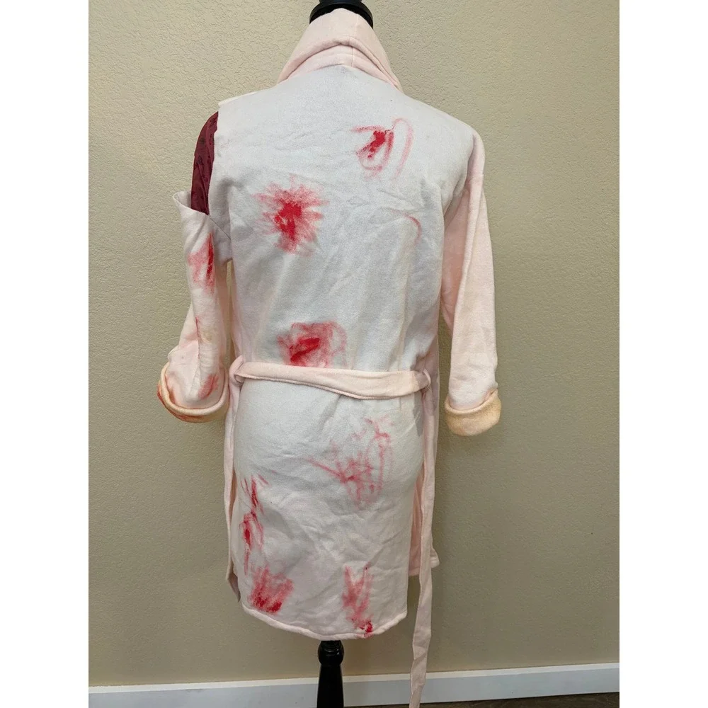 Spirit Halloween The Walking Dead Bunny Slipper Girl Costume Pink Adult S/M 4-8